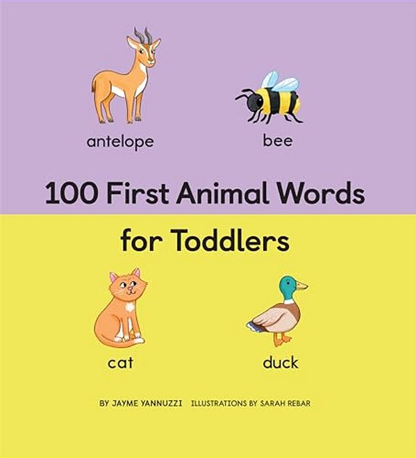 100 First Animal Words For Toddlers-..