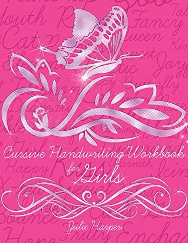 Cursive Handwriting Workbook For Girls-..