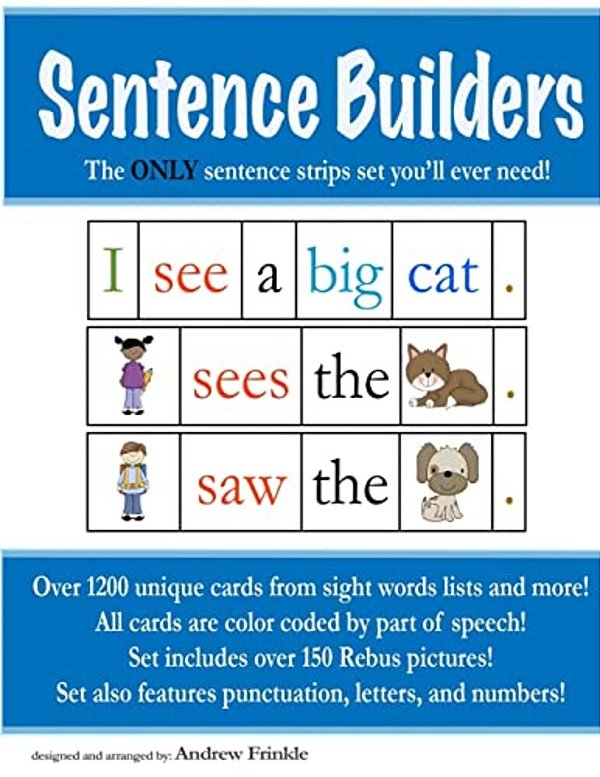 Sentence Builders: The Only Sentence Strips Set You'Ll Ever Need!-..