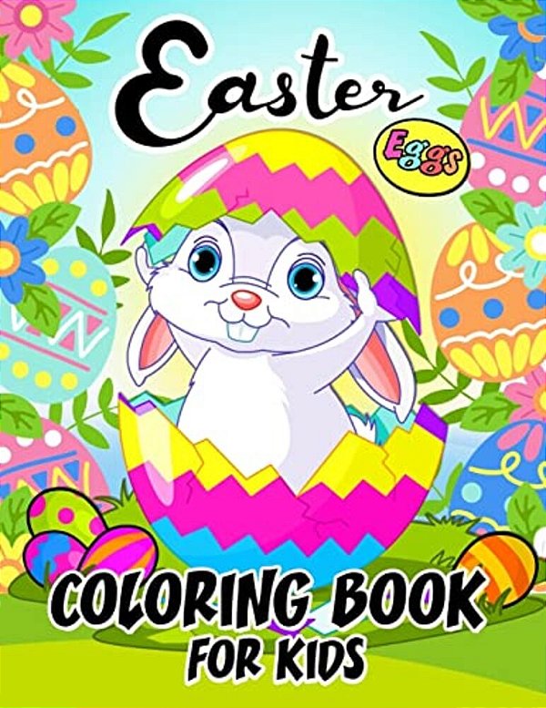 Easter Eggs Coloring Book For Kids: Easy And Fun For Childrenballoon Publishing-..