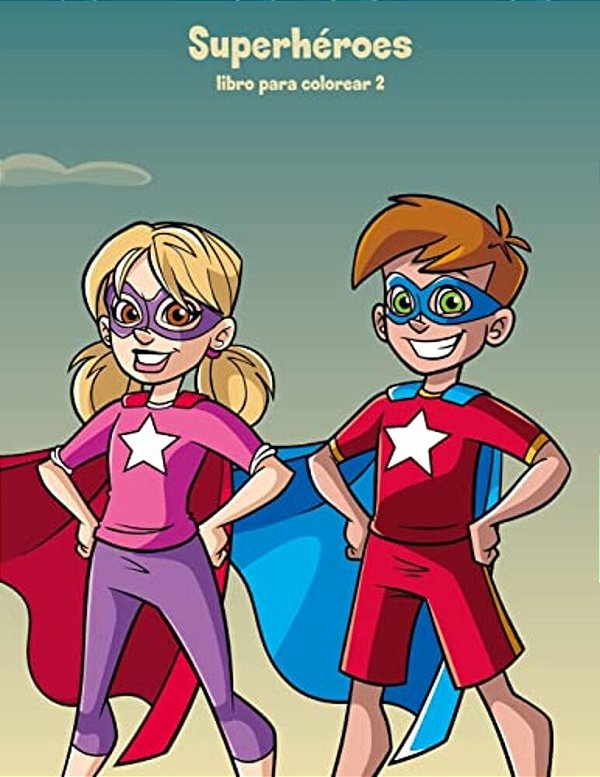 Superhéroes Libro Para Colorear 2-..