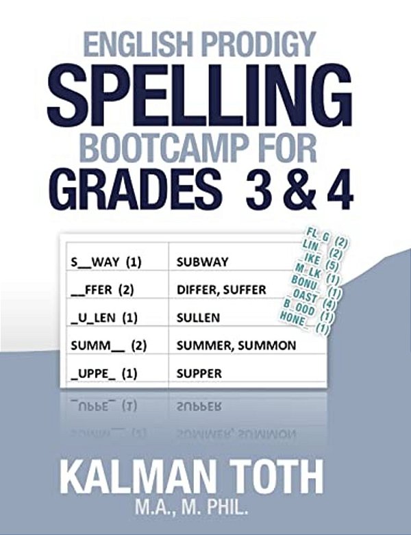 English Prodigy Spelling Bootcamp For Grades 3 & 4-..