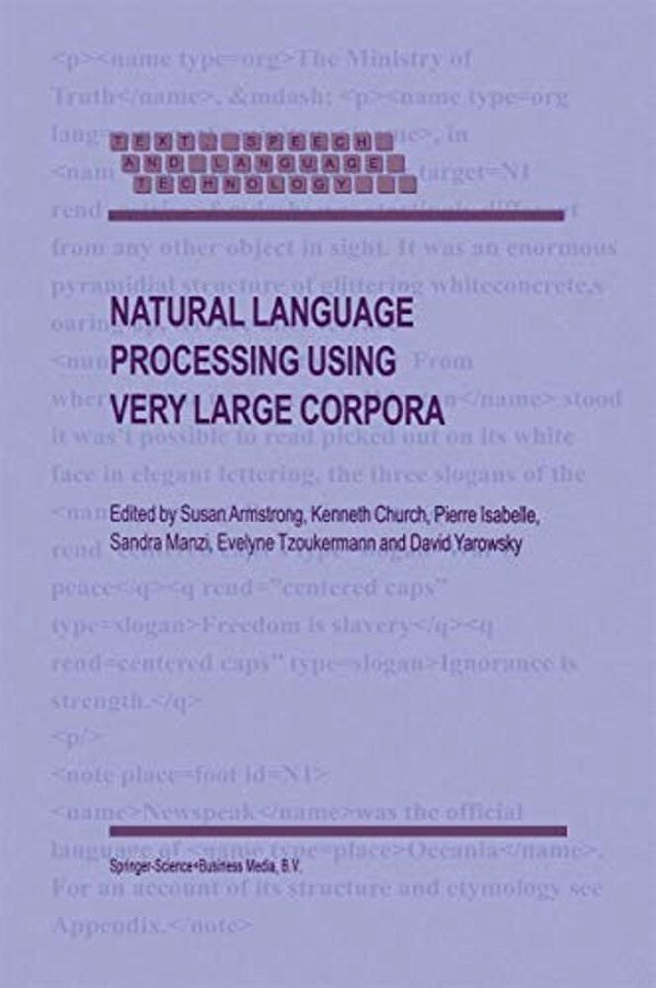 Natural Language Processing Using Very Large Corpora-..
