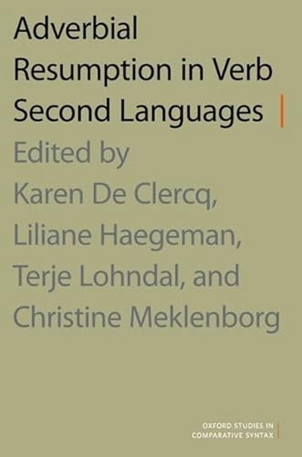 Adverbial Resumption In Verb Second Languages-..
