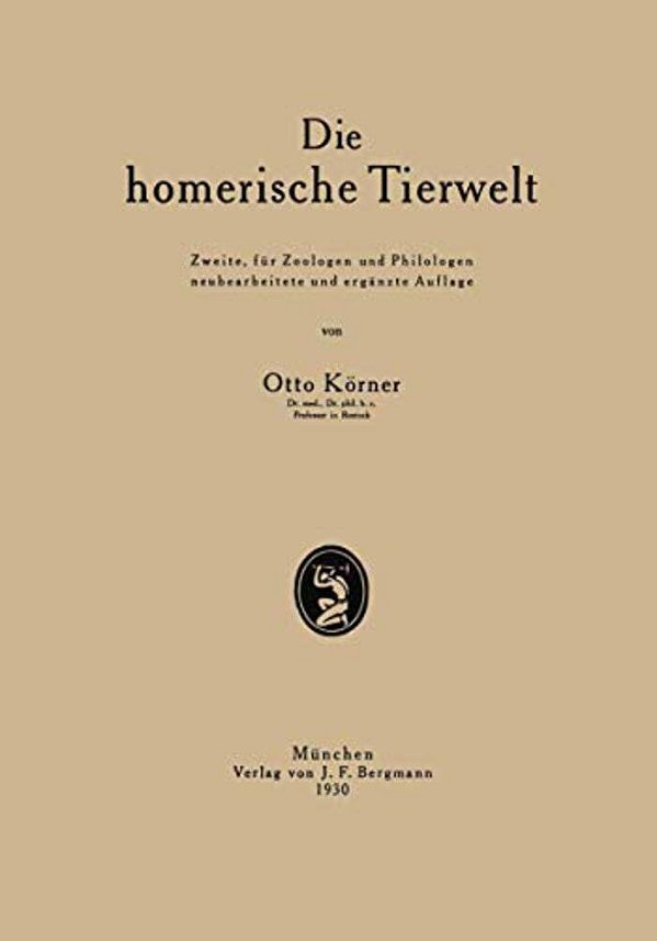 Die Homerische Tierwelt-..