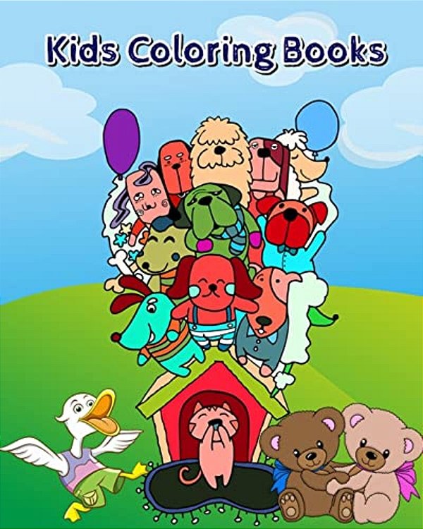Kids Coloring Books: Happy Animal Pictures That Will Make You Smile!-..