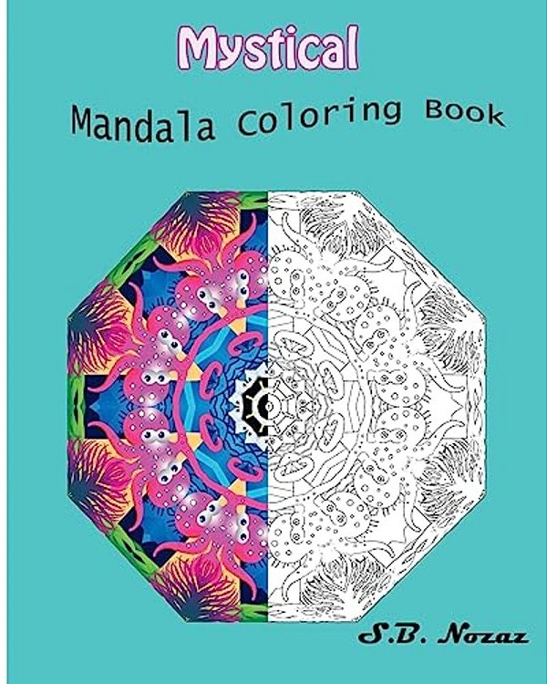 Mystical: Mandala Coloring Book-..