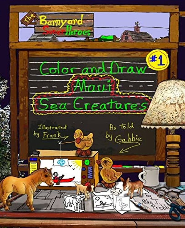 Color And Draw #1: Maui Sea Creatures-..