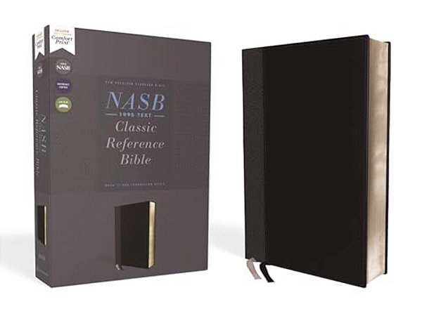 Nasb, Classic Reference Bible, Leathersoft, Black, Red Letter, 1995 Text, Comfort Print-..