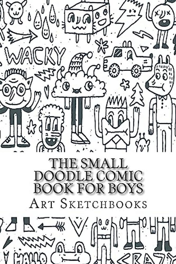The Small Doodle Comic Book For Boys: Mixed, 6" X 9", 100 Pages-..