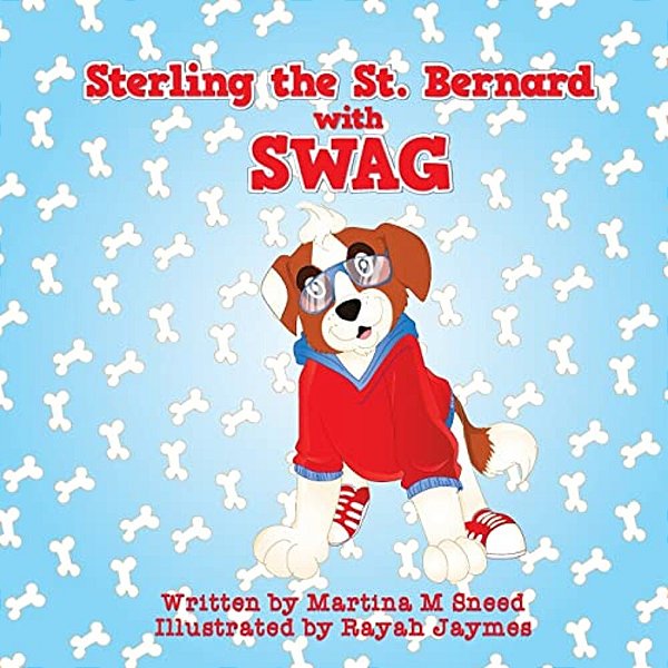 Sterling The Saint Bernard With Swag-..