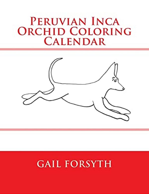 Peruvian Inca Orchid Coloring Calendar-..
