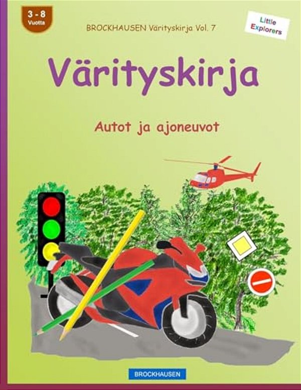 Brockhausen Värityskirja Vol. 7 - Värityskirja: Autot Ja Ajoneuvot-..