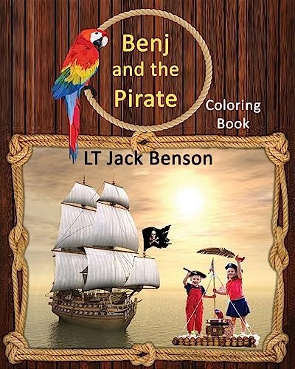 Benj And The Pirate Coloring Book-..