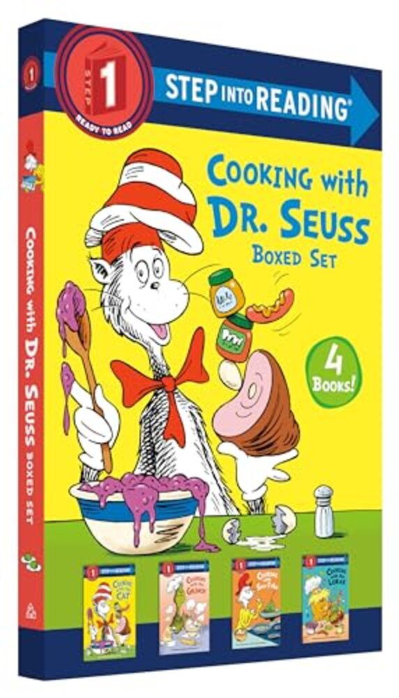 Cooking With Dr. Seuss Step Into Reading 4-Book Boxed Set: Cooking With The Cat; Cooking With The Grinch; Cooking With Sam-I-am; Cooking With The Lora-..