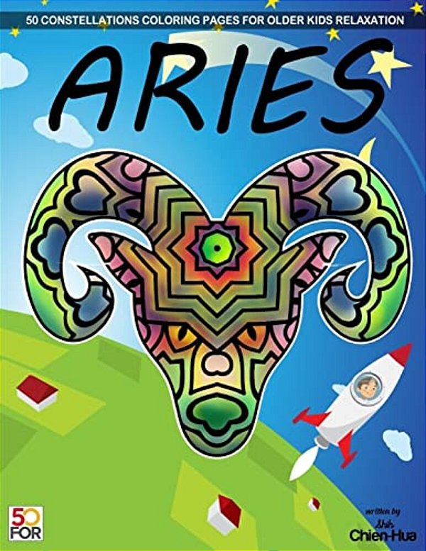 Aries 50 Coloring Pages For Older Kids Relaxation-..