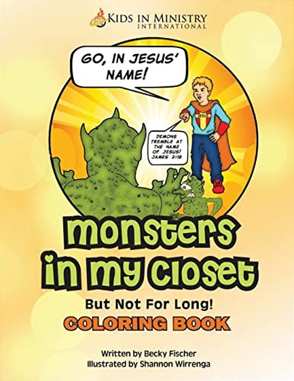 Monsters In My Closet Coloring Book-..