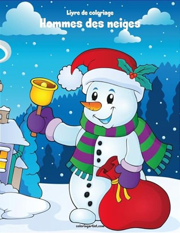 Livre De Coloriage Hommes Des Neiges 1 & 2-..