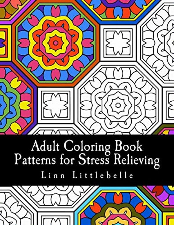 Adult Coloring Book - Patterns For Stress Relieving-..