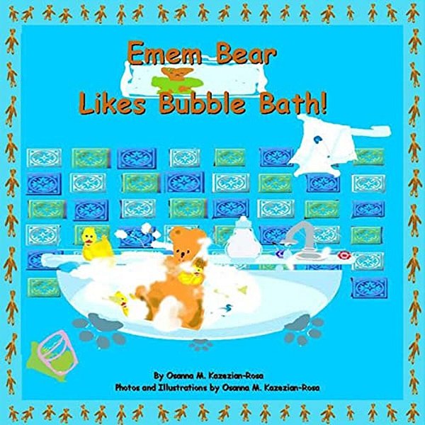 Emem Bear Likes Bubble Bath!-..
