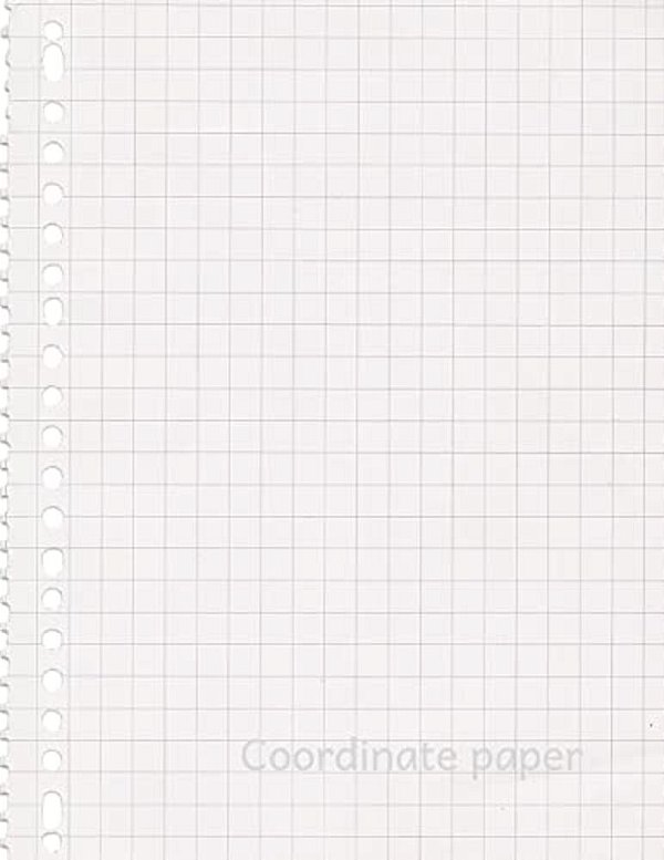 Coordinate Paper: Quad Rule Graph Paper,8.5 X 11 (5X5 Graph Paper) 100 Pages-..