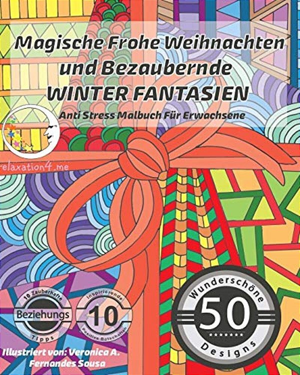 Anti Stress Malbuch Für Erwachsene: Magische Frohe Weihnachten Und Bezaubernde Winter Fantasien-..