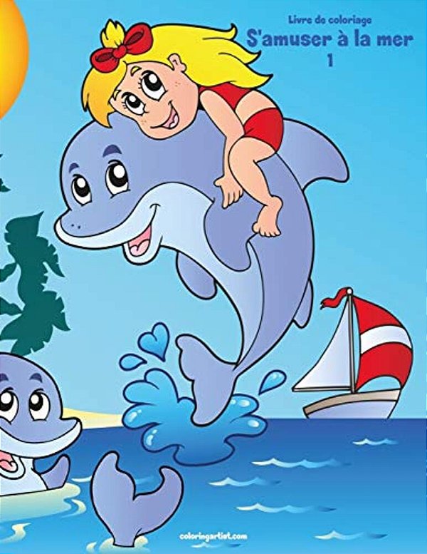 Livre De Coloriage S'Amuser À La Mer-..