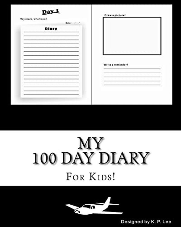My 100 Day Diary (Black Cover)-..