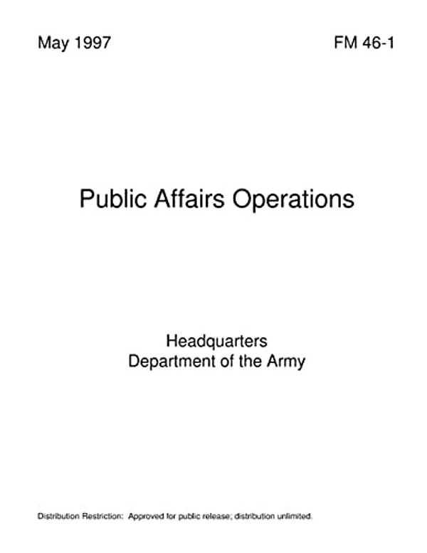 Public Affairs Operations-..