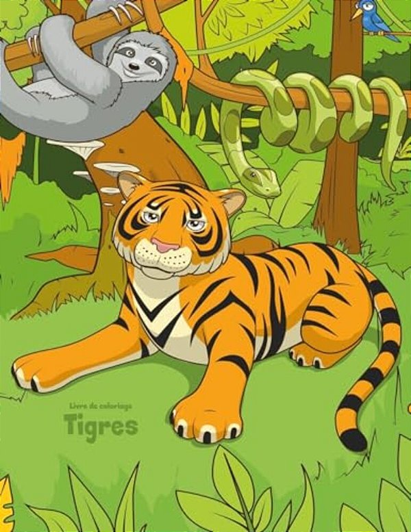 Livre De Coloriage Tigres 1-..