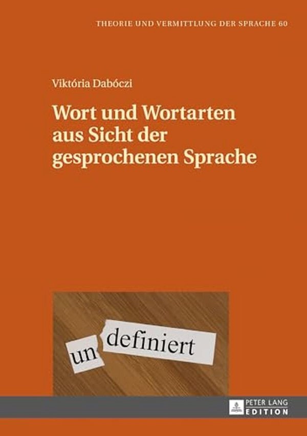 Wort Und Wortarten Aus Sicht Der Gesprochenen Sprache-..