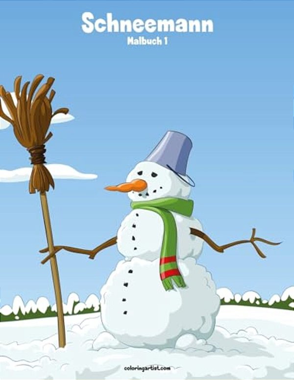 Schneemann-Malbuch 1-..