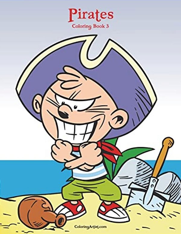 Pirates Coloring Book 3-..