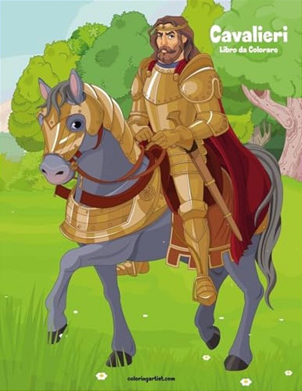 Cavalieri Libro Da Colorare 1-..
