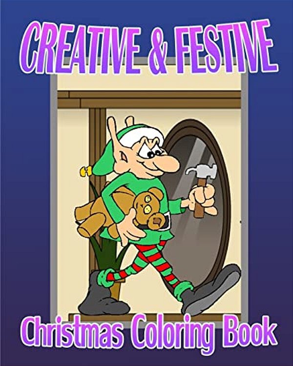 Creative & Festive (Christmas Coloring Book)-..