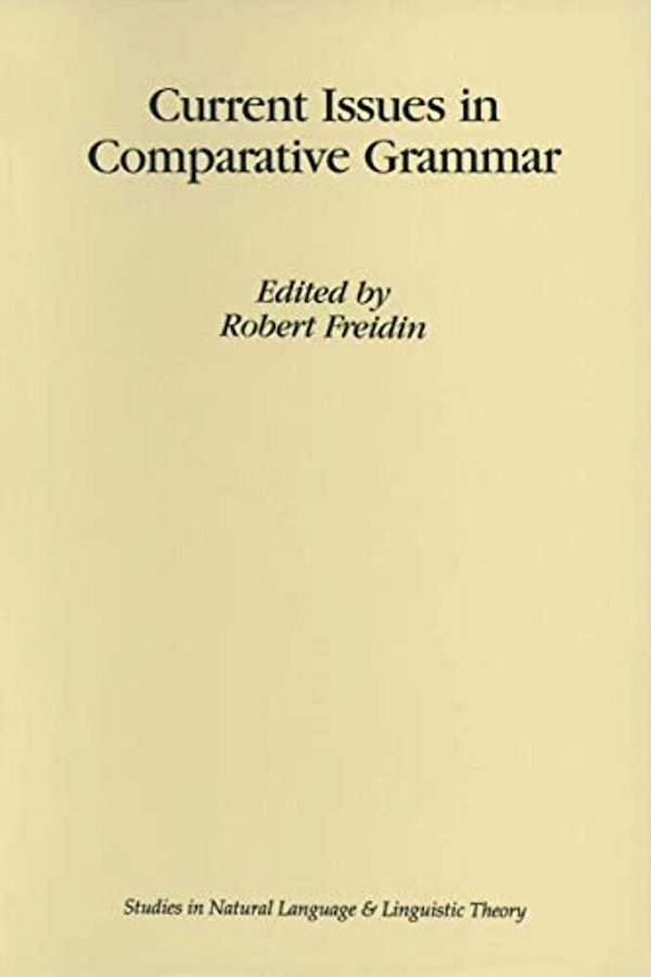 Current Issues In Comparative Grammar-..