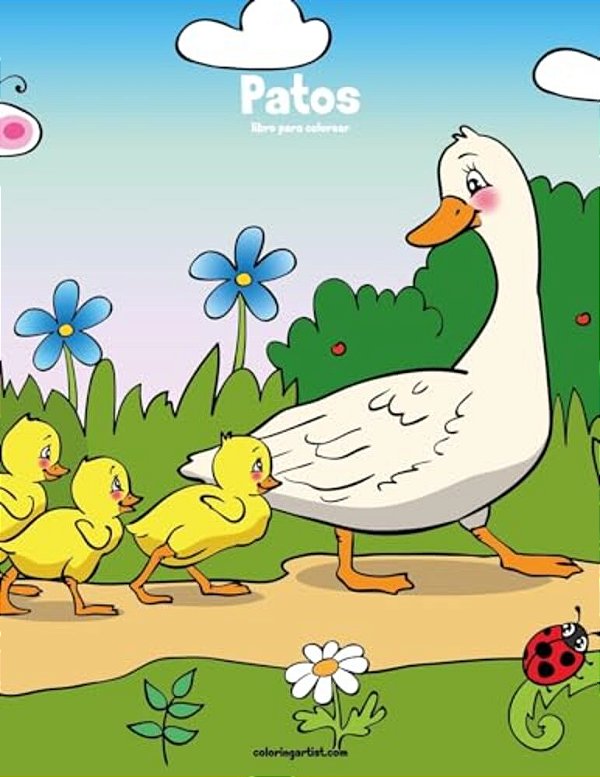 Patos Libro Para Colorear 1-..