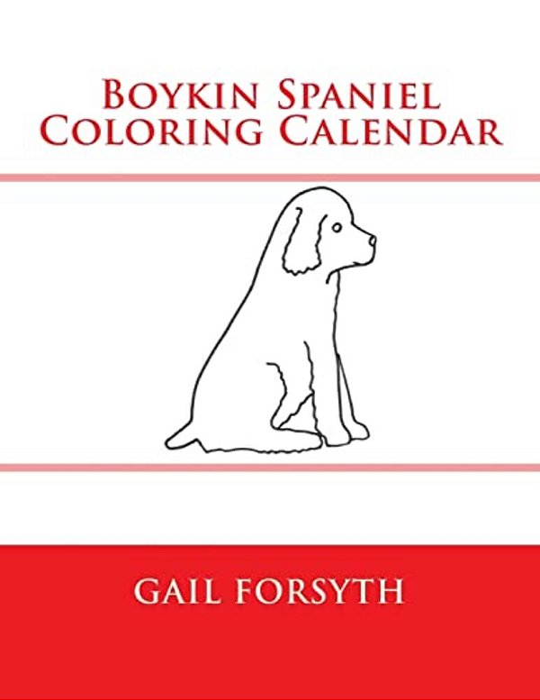 Boykin Spaniel Coloring Calendar-..