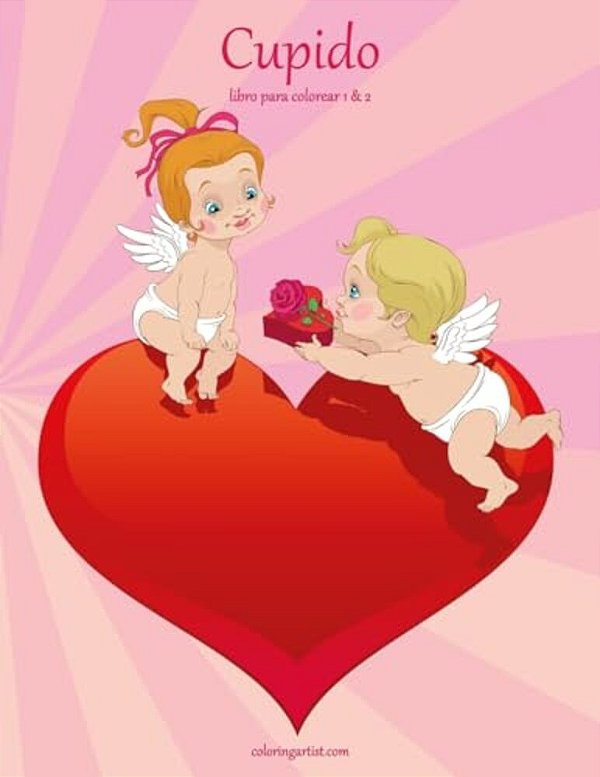 Cupido Libro Para Colorear 1 & 2-..