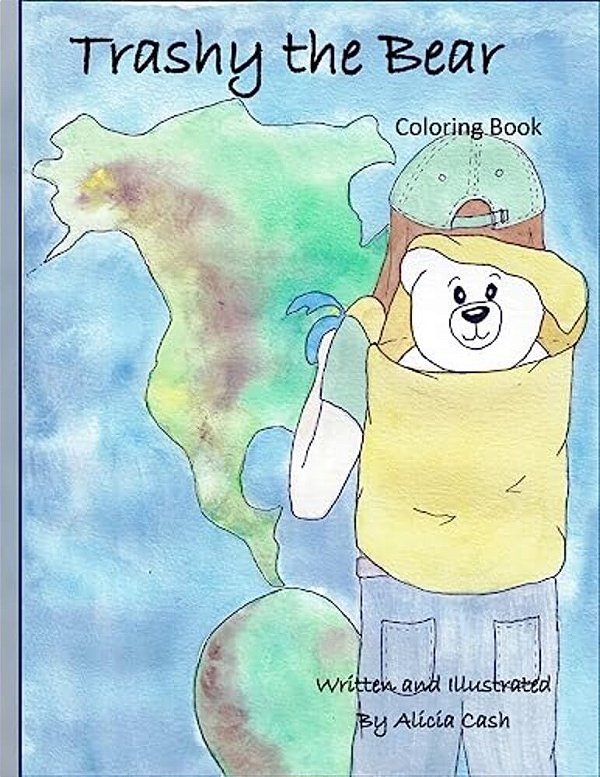 Trashy The Bear Coloring Book-..