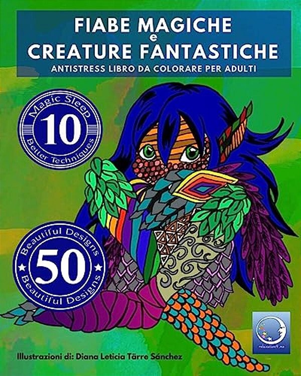 Antistress Libro Da Colorare Per Adulti: Fiabe Magiche E Creature Fantastiche-..