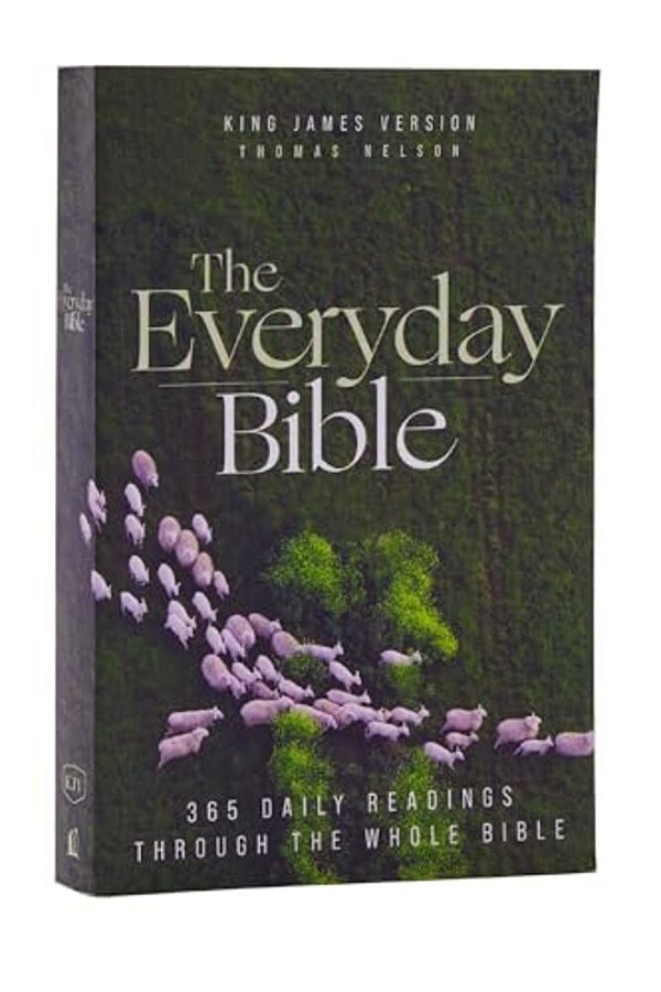 Kjv, The Everyday Bible, Paperback, Red Letter, Comfort Print: 365 Daily Readings Through The Whole Bible-..