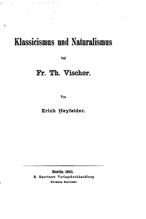 Klassiscismus Und Naturalismus-..