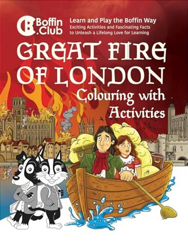 Great Fire Of London Colouring And Activity Book-..