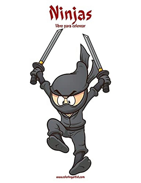 Ninjas Libro Para Colorear 1-..