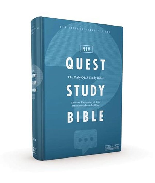 Niv, Quest Study Bible, Hardcover, Comfort Print: The Only Q And A Study Bible-..