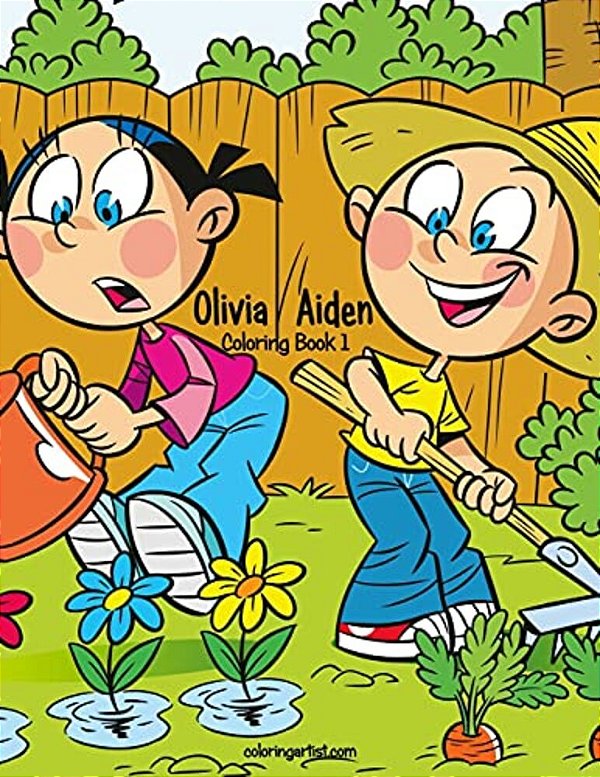 Olivia & Aiden Coloring Book 1-..