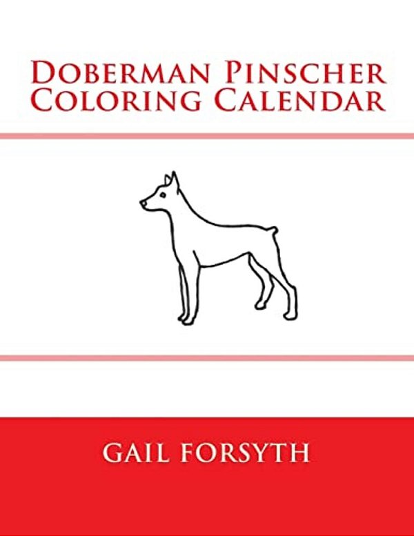 Doberman Pinscher Coloring Calendar-..