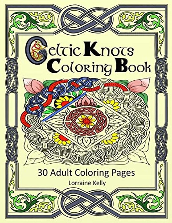 Celtic Knots Coloring Book: 30 Adult Coloring Pages-..