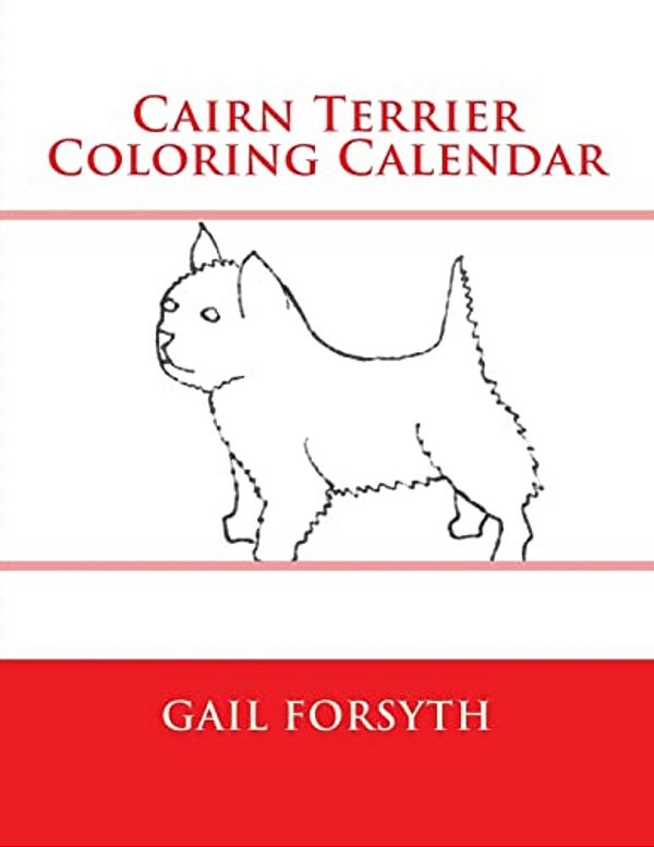 Cairn Terrier Coloring Calendar-..